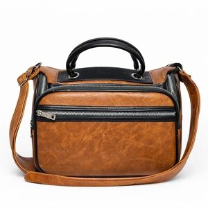 Rare Vintage 1970s Samigon Super 8 / 35mm Camera Bag Brown & Black Large